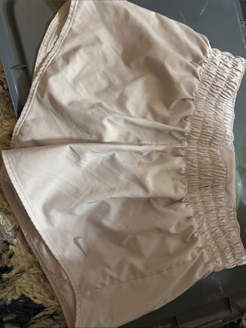 Nike Women's Athletic Elastic-Waist Shorts - Light Beige
